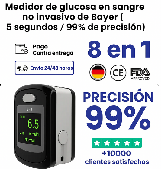 Multi-Medidor de glucosa en sangre no invasivo de Bayer